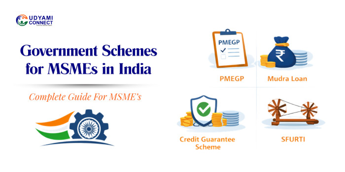 Government Schemes for MSMEs in India